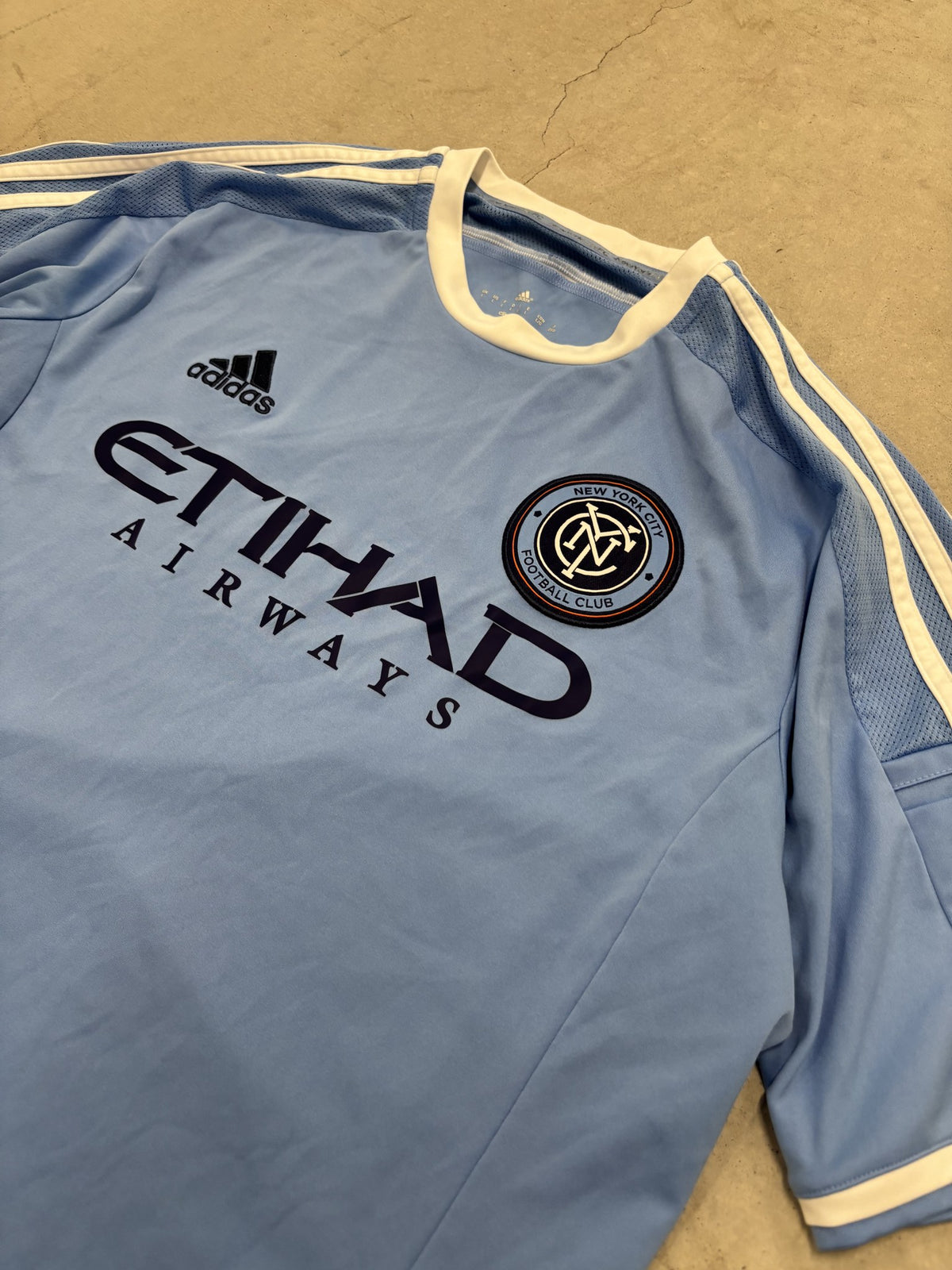 Adidas New York City FC Home Jersey Sz Large (Day 1)