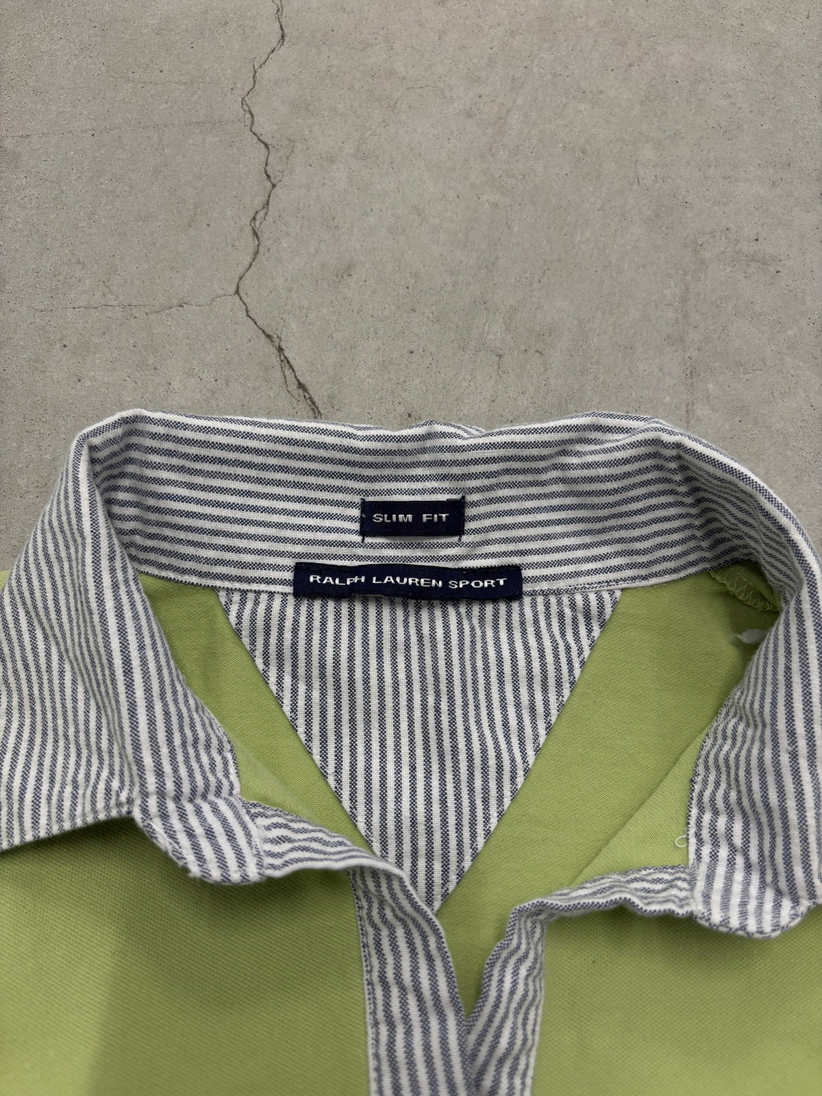 Ralph Lauren Sport Green Long Sleeve Polo Womens Sz Small (Day 2)