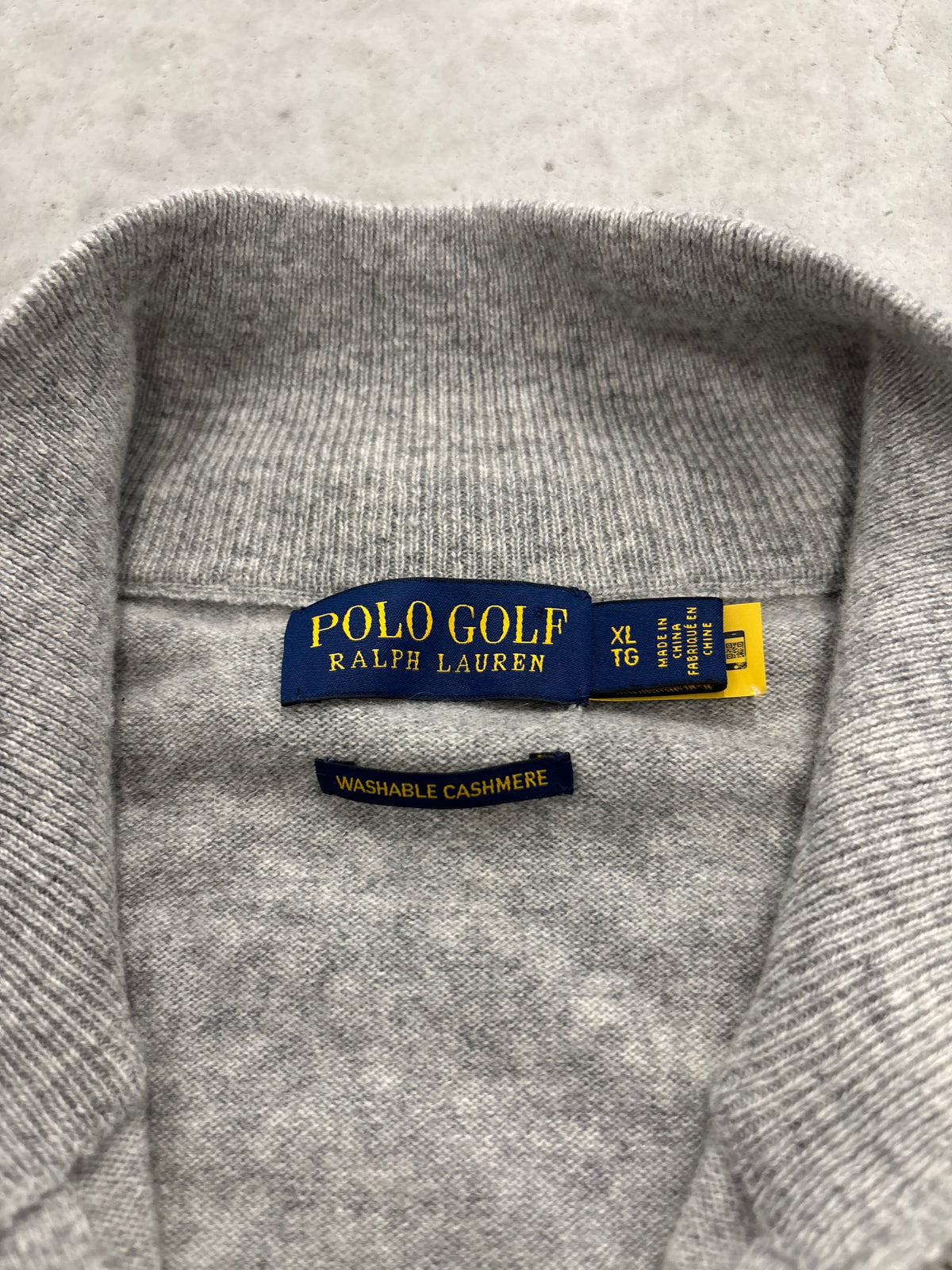 Polo Golf Ralph Lauren Washable Cashmere Quarter-Zip (Day 12)