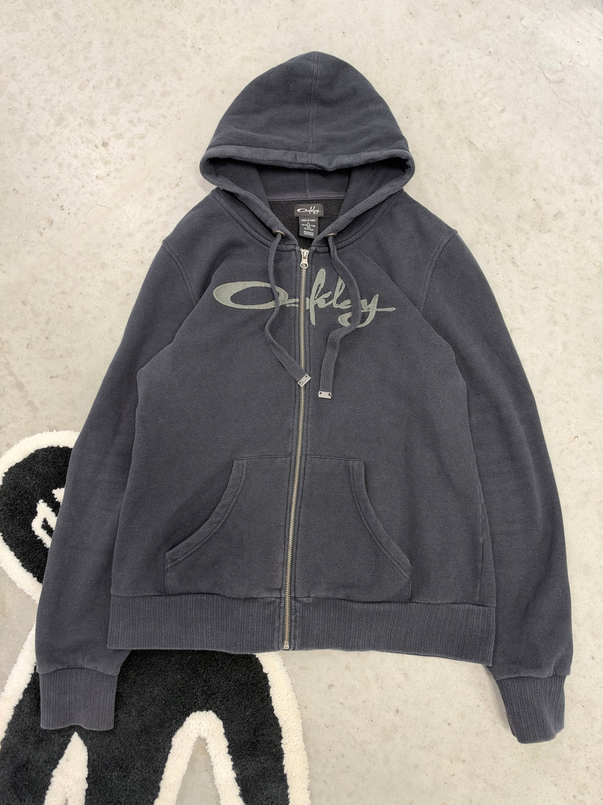 Oakley Zip Hoodie Charcoal Sz XLarge (Day 36)