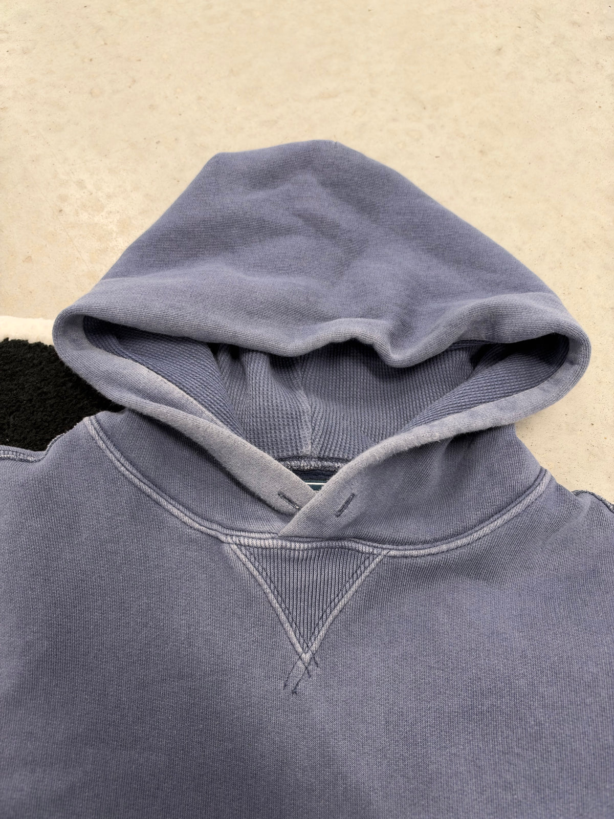 Polo Ralph Vintage Faded And Washed Lauren Light Blue Hoodie Sz Small (Day 37)