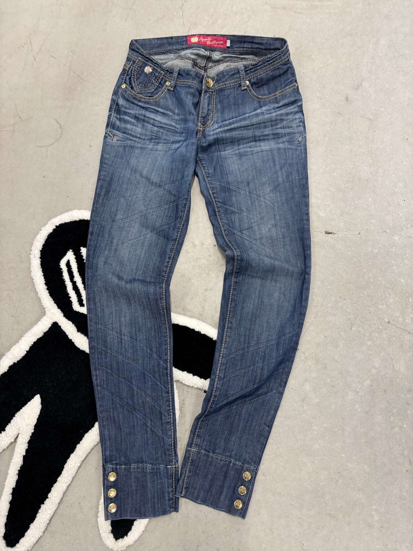 Apple Bottoms Embellished Jeans Sz 9/10