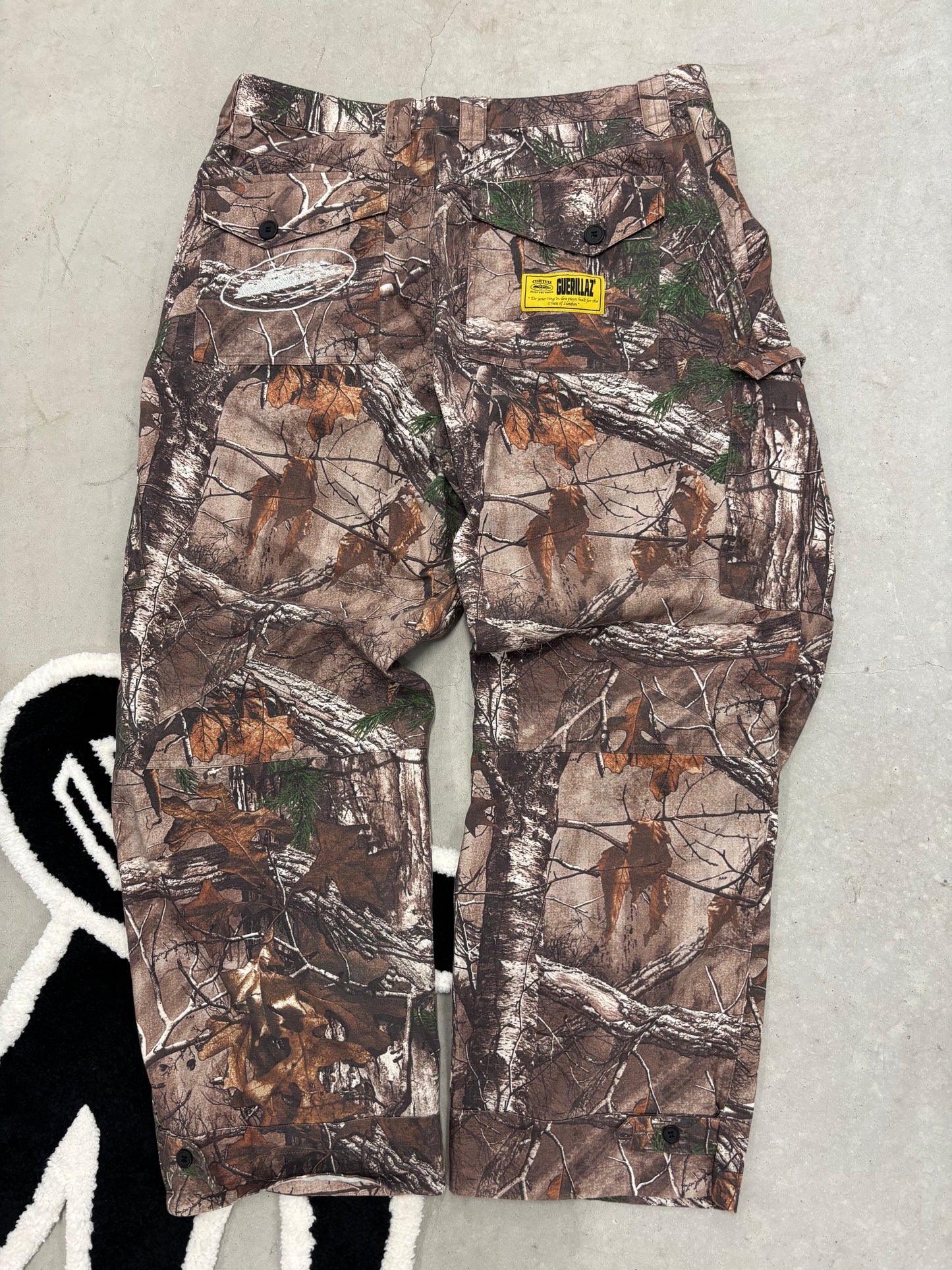 Corteiz Guerillaz Cargos Realtree Camo Sz 38