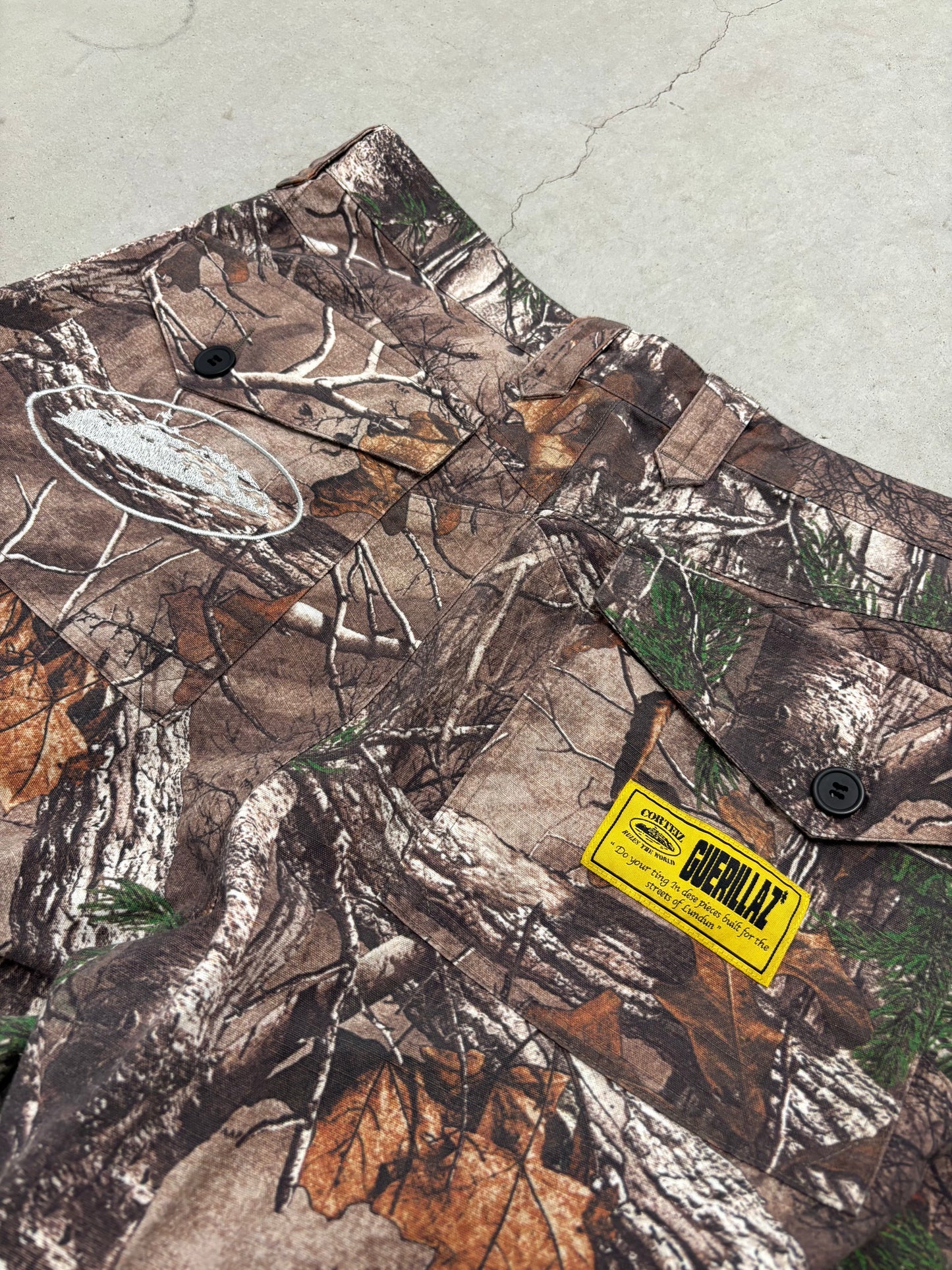 Corteiz Guerillaz Cargos Realtree Camo Sz 38