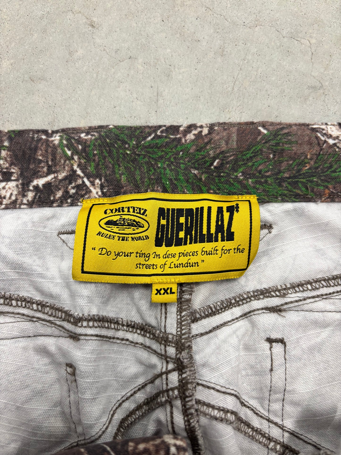 Corteiz Guerillaz Cargos Realtree Camo Sz 38