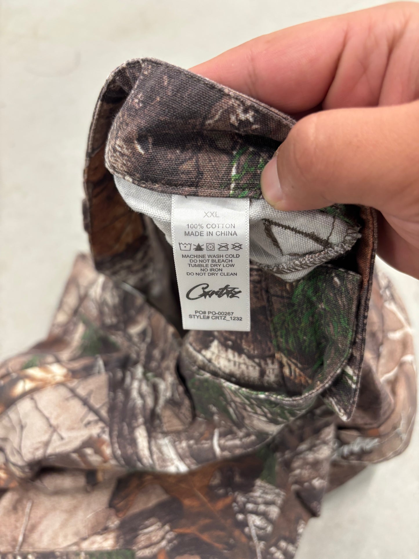 Corteiz Guerillaz Cargos Realtree Camo Sz 38