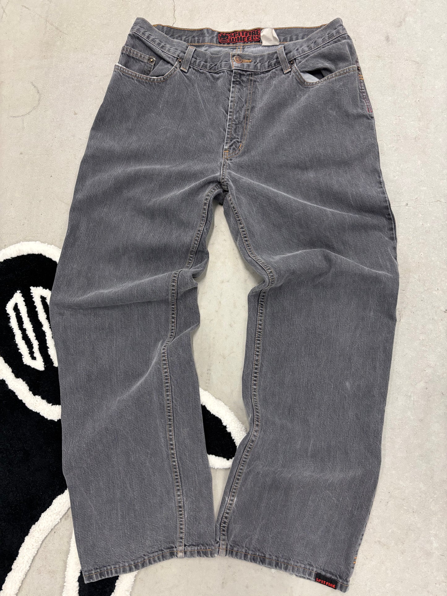 Vintage Spitfire Grey Wash Jeans Sz 34