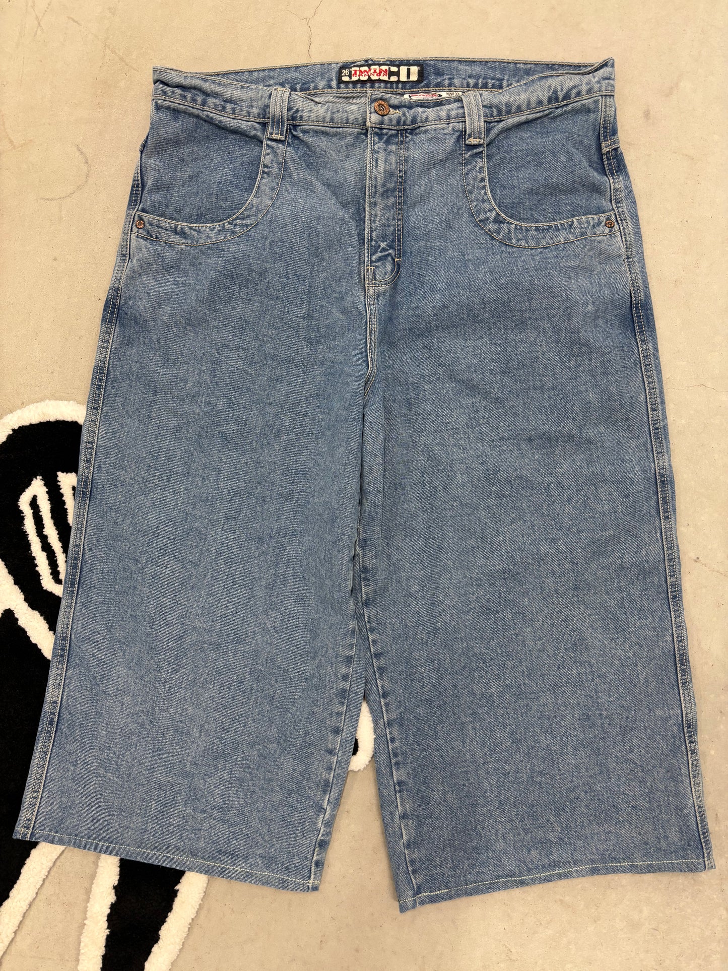 Vintage JNCO Shortened Denim Jorts Sz 42