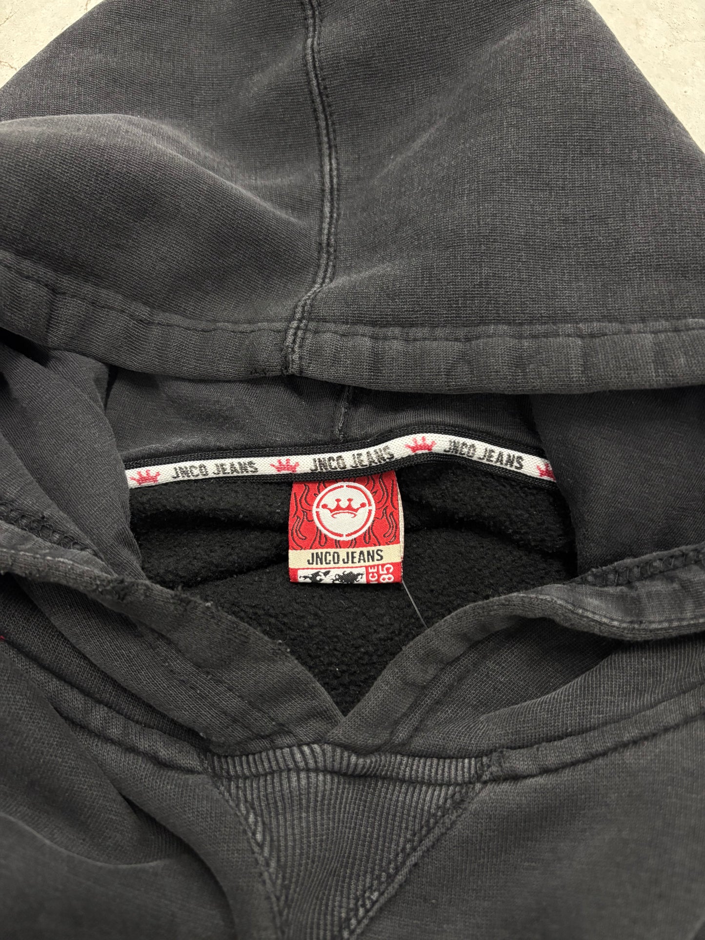 Vintage JNCO Faded Flame Hoodie Sz XXLarge