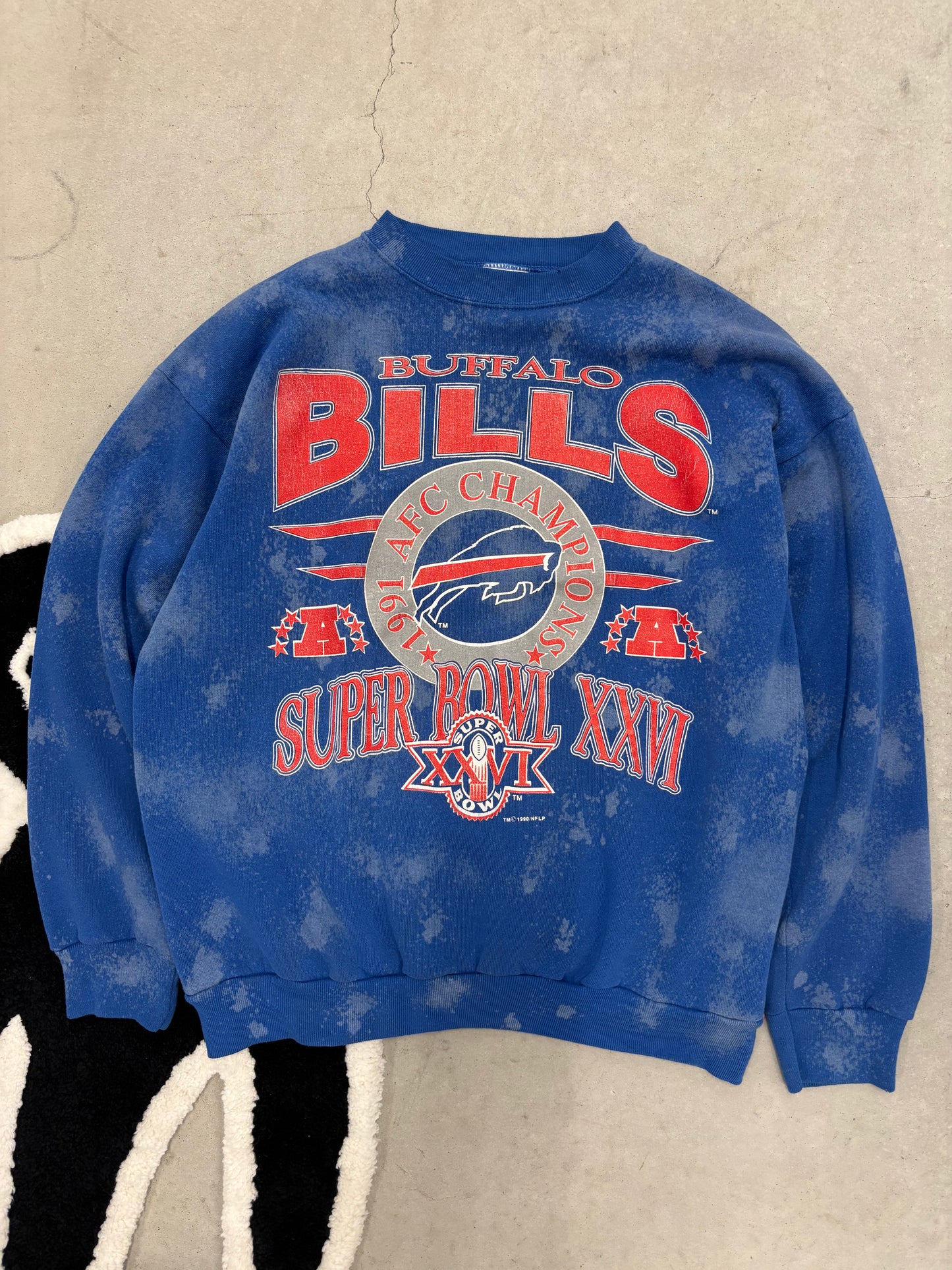Vintage Buffalo Bills Super Bowl XXVI Crewneck Sz XLarge