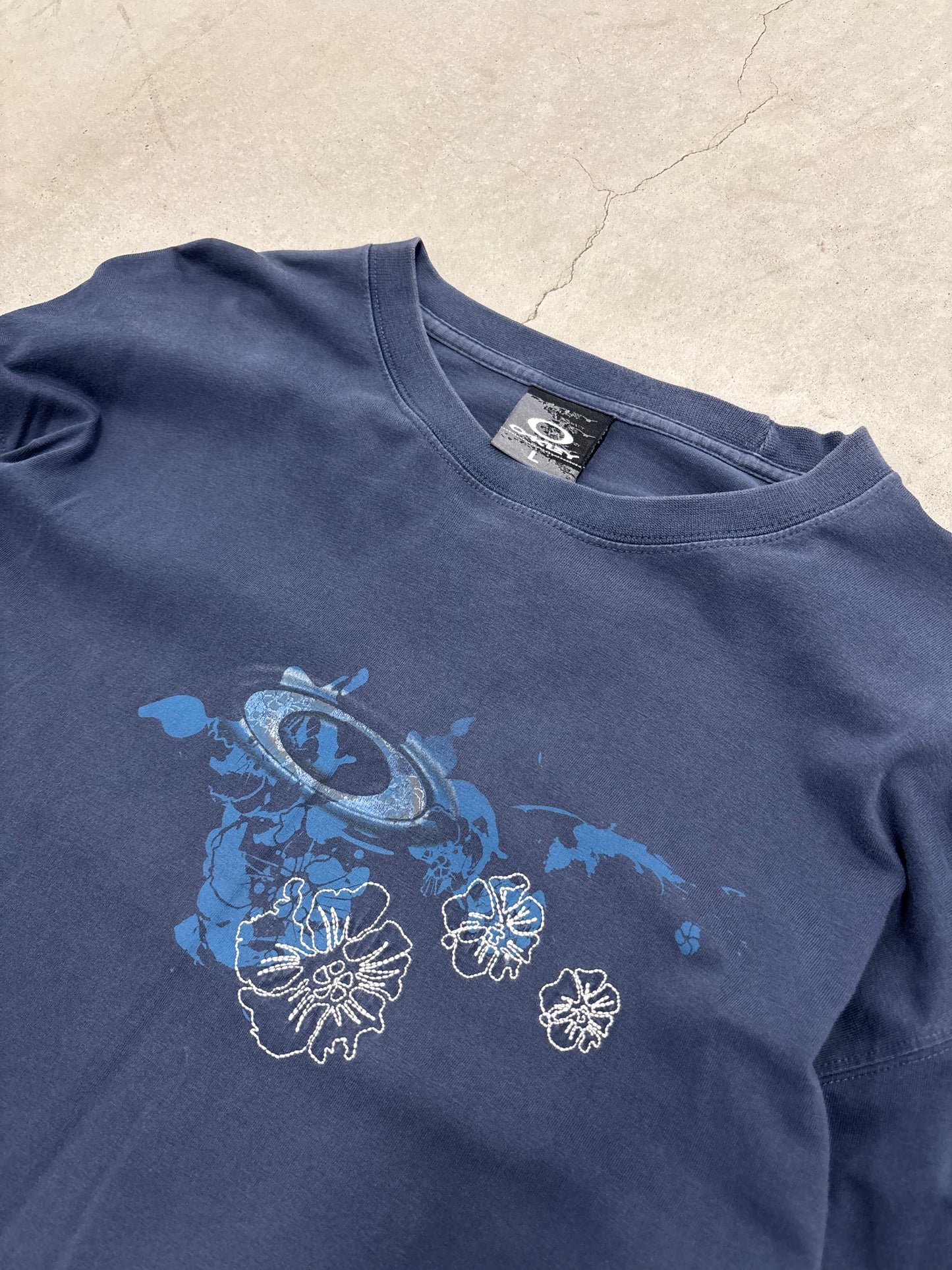 Oakley Y2K Graphic Long Sleeve Tee Sz Large