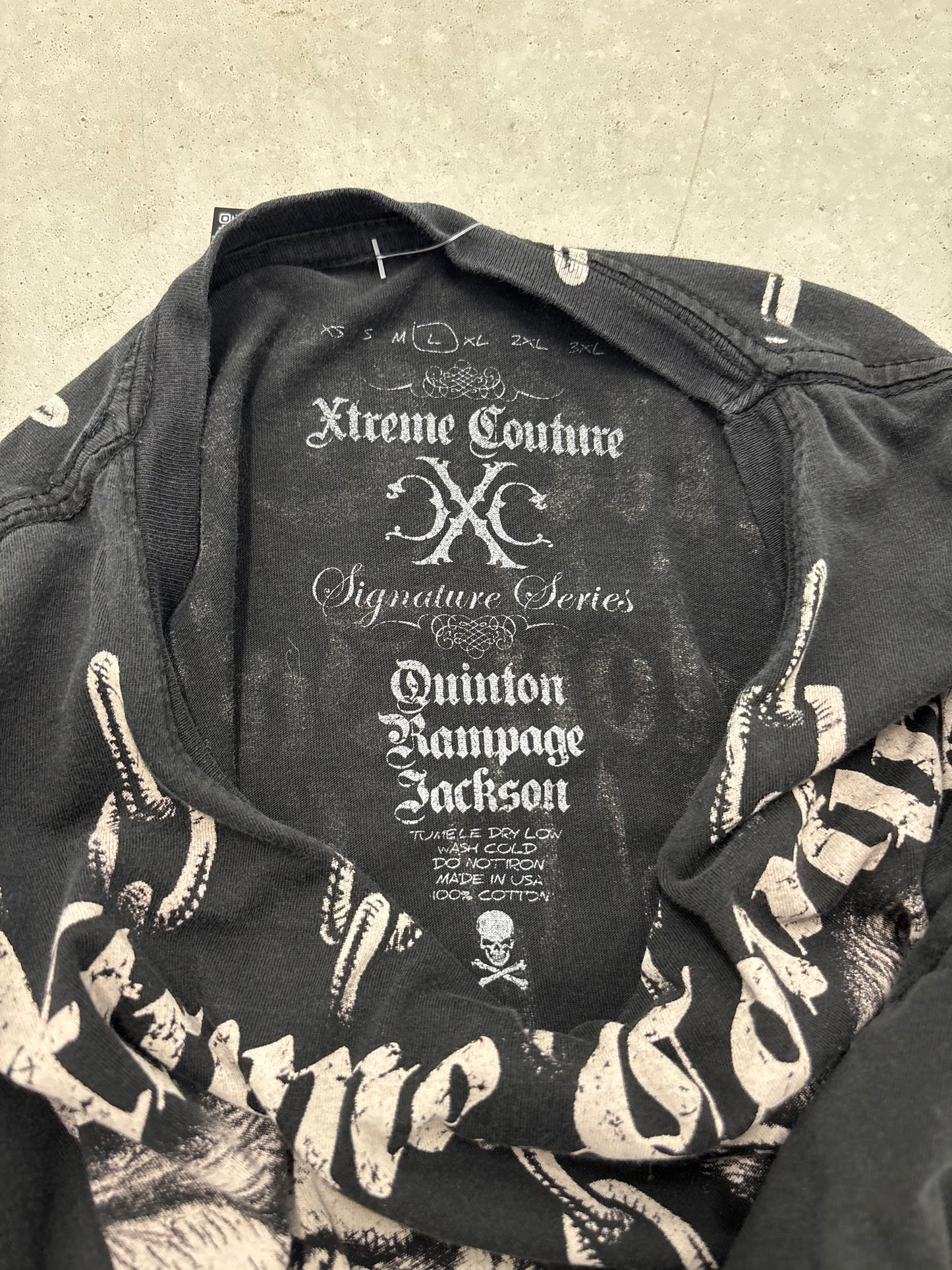 Xtreme Couture Quinton Rampage Jackson Signature Series Tee Sz Large