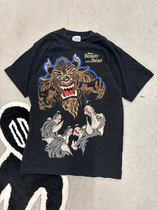 Vintage Disney Beauty And The Beast Tee Sz Large