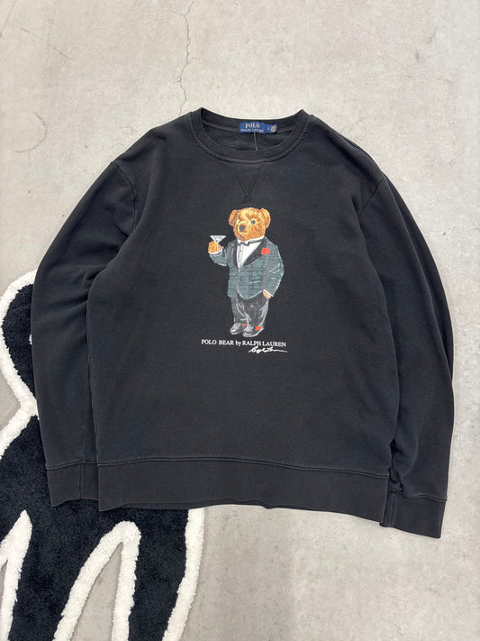 Polo Ralph Lauren Polo Bear Crewneck Faded Black Sz Large