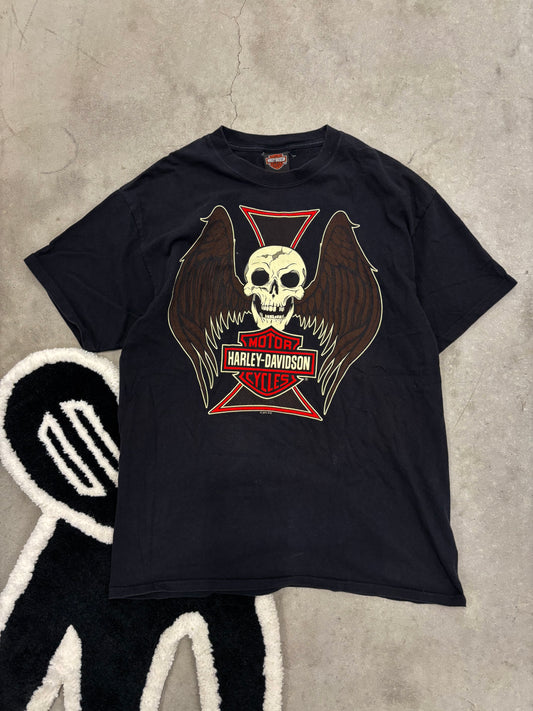 Harley-Davidson Washington DC Skull Tee Black Sz Large (Day 7)