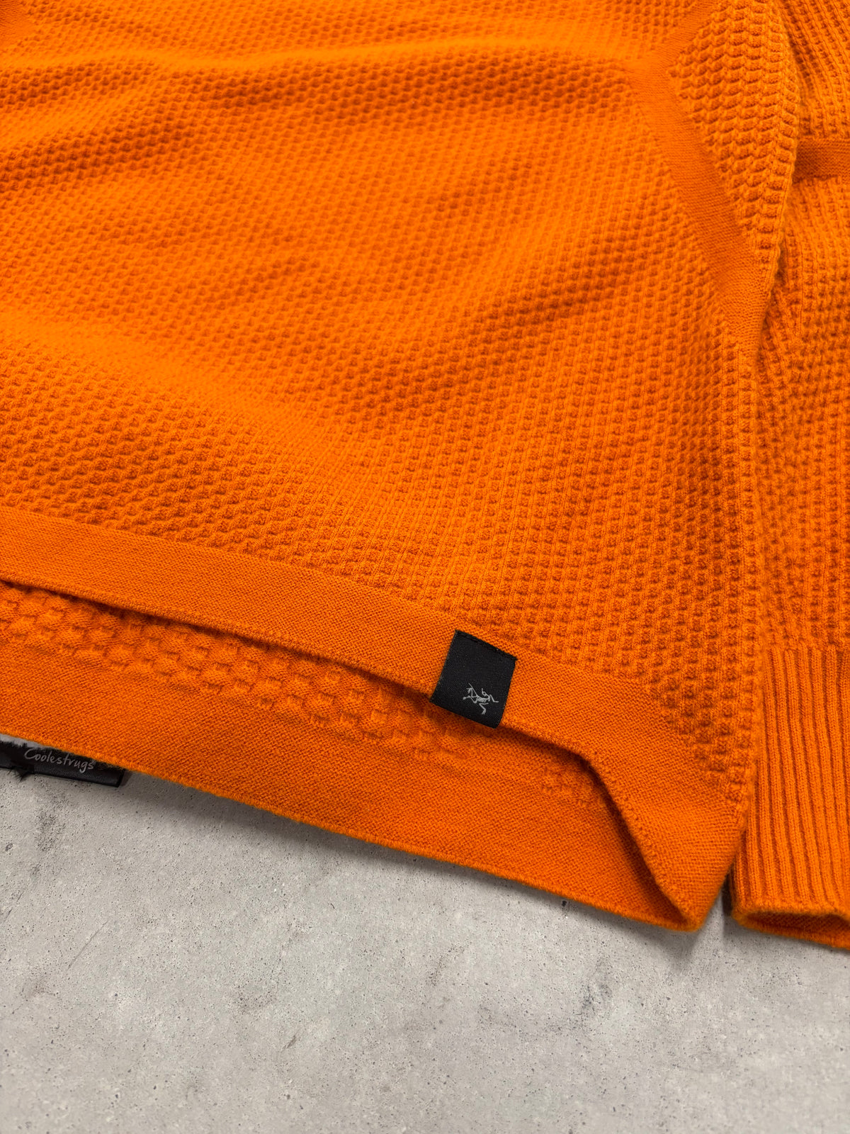 Arc'teryx Hallam Merino Wool Crew Orange Sz Small