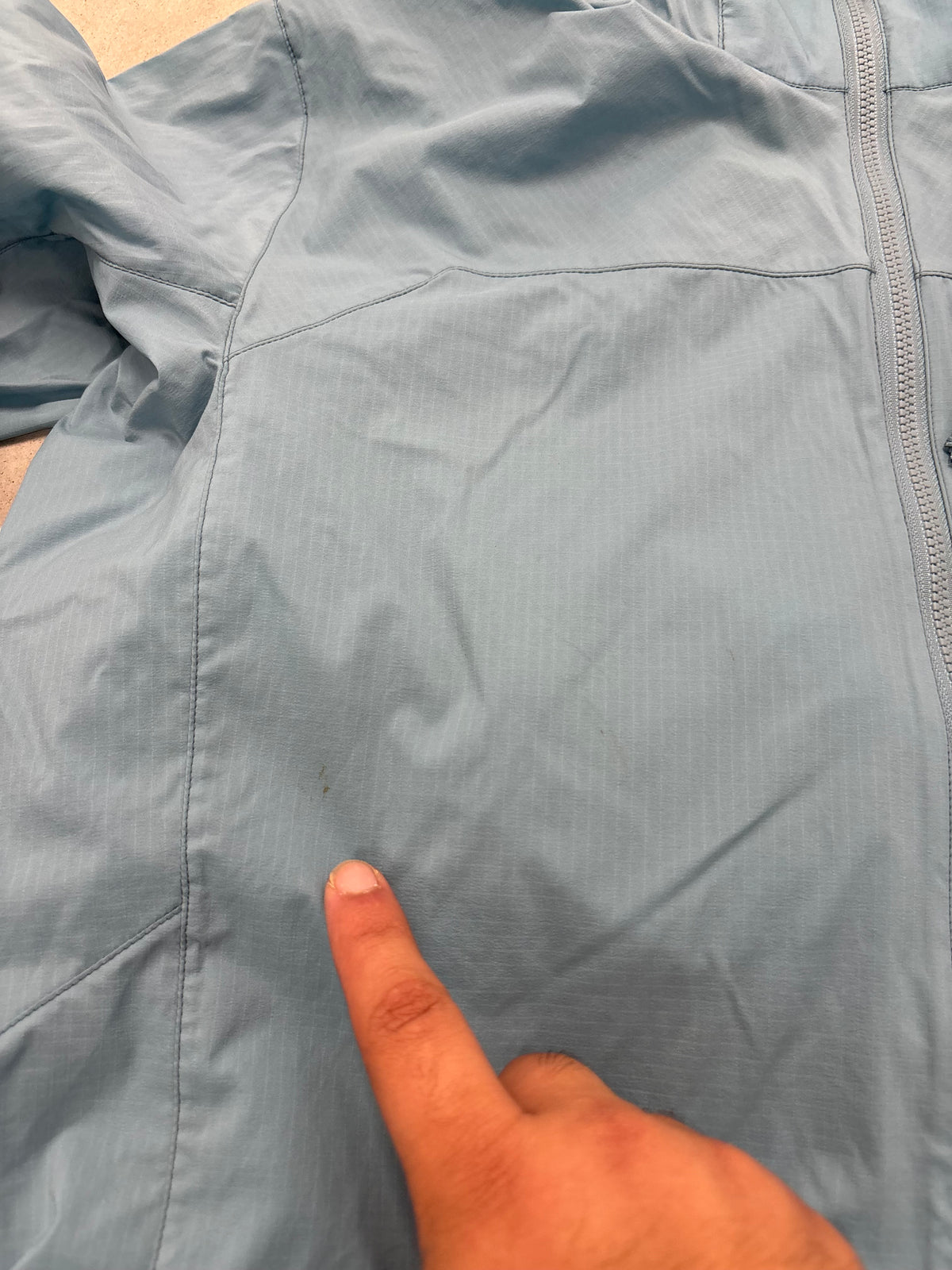 Arc'teryx Squamish Hoody Glacier Blue Sz Medium