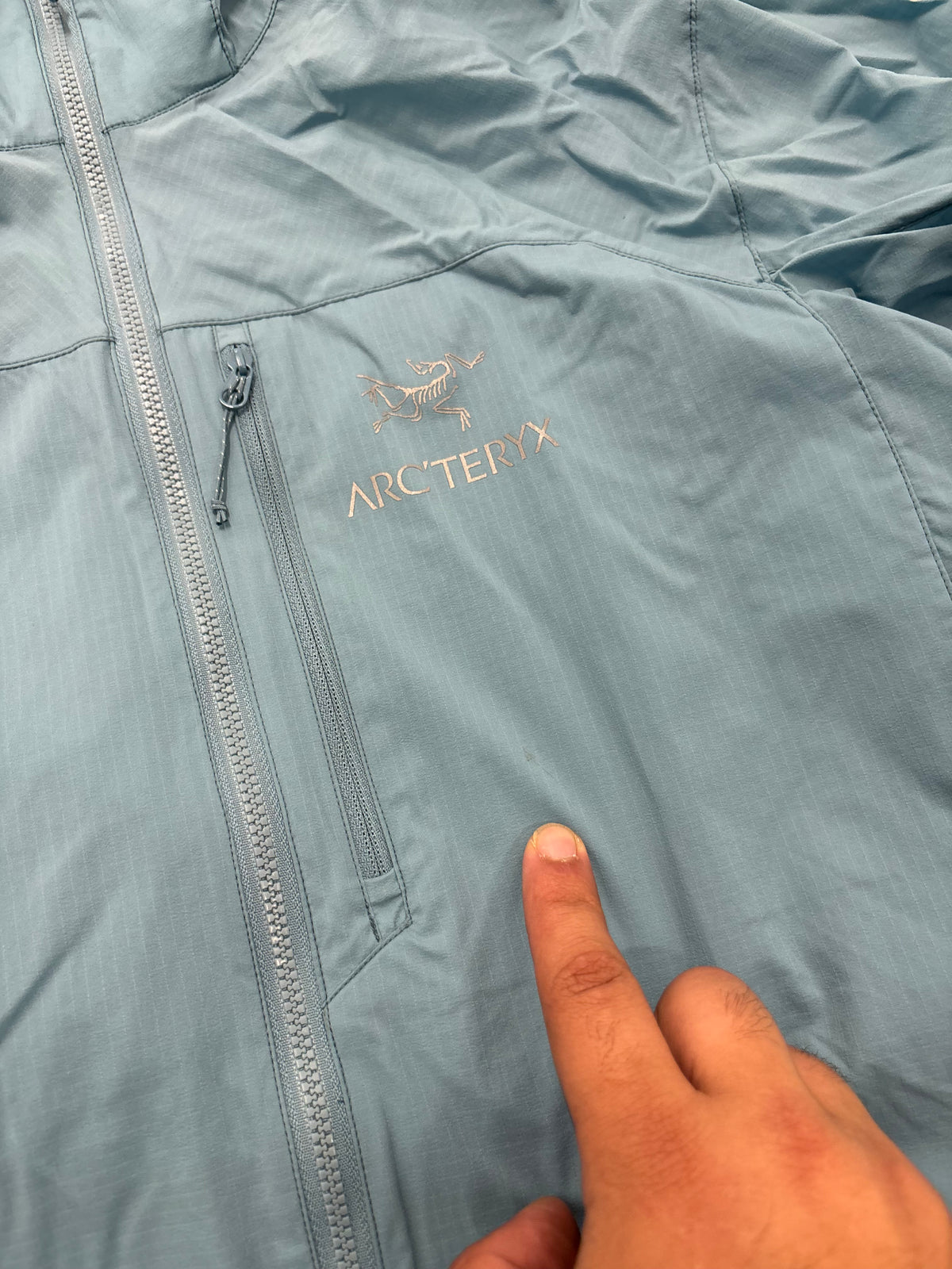 Arc'teryx Squamish Hoody Glacier Blue Sz Medium