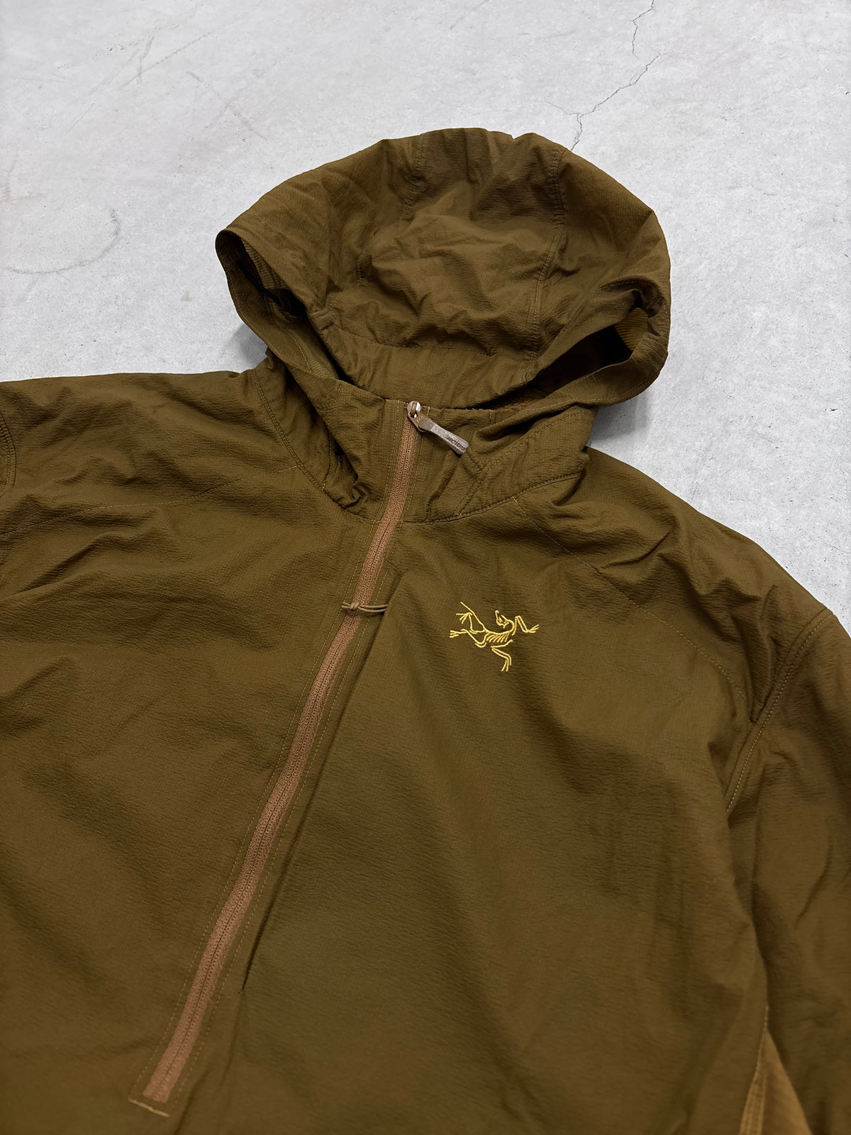 Arc'teryx Delta Hybrid Hoody Coyote Sz Medium