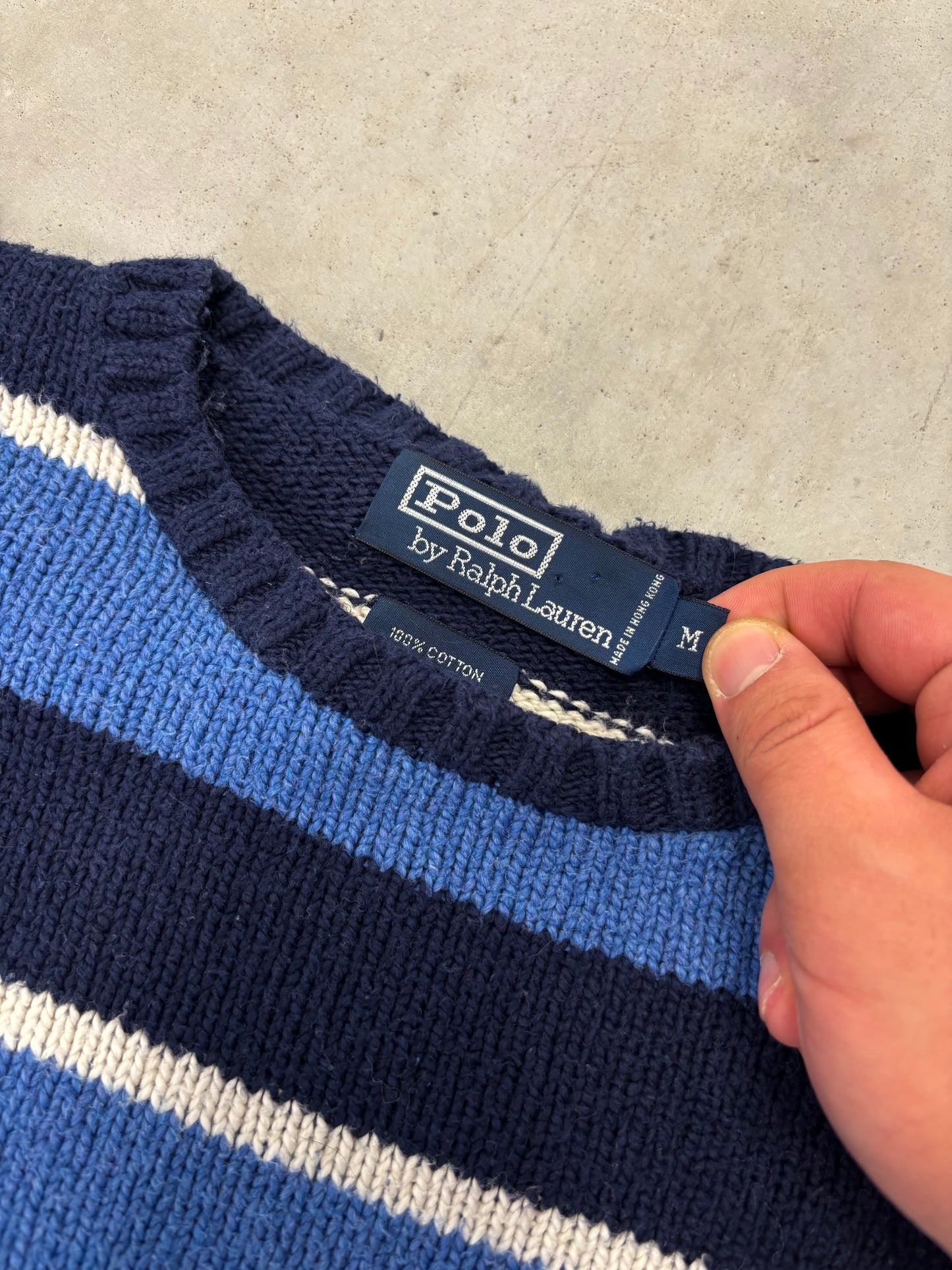 Vintage Polo Ralph Lauren Knit 90s Sz Medium