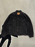Vintage Levi's Black Denim Trucker Jacket Sz XL (Day 8)