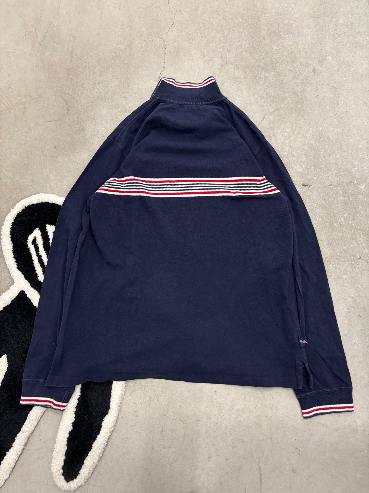 Polo Sport Ralph Lauren Striped Long Sleeve Polo Navy Sz XL (Day 8)