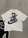 Vintage Betty Boop Cartoon Tee White Sz XL (Day 7)