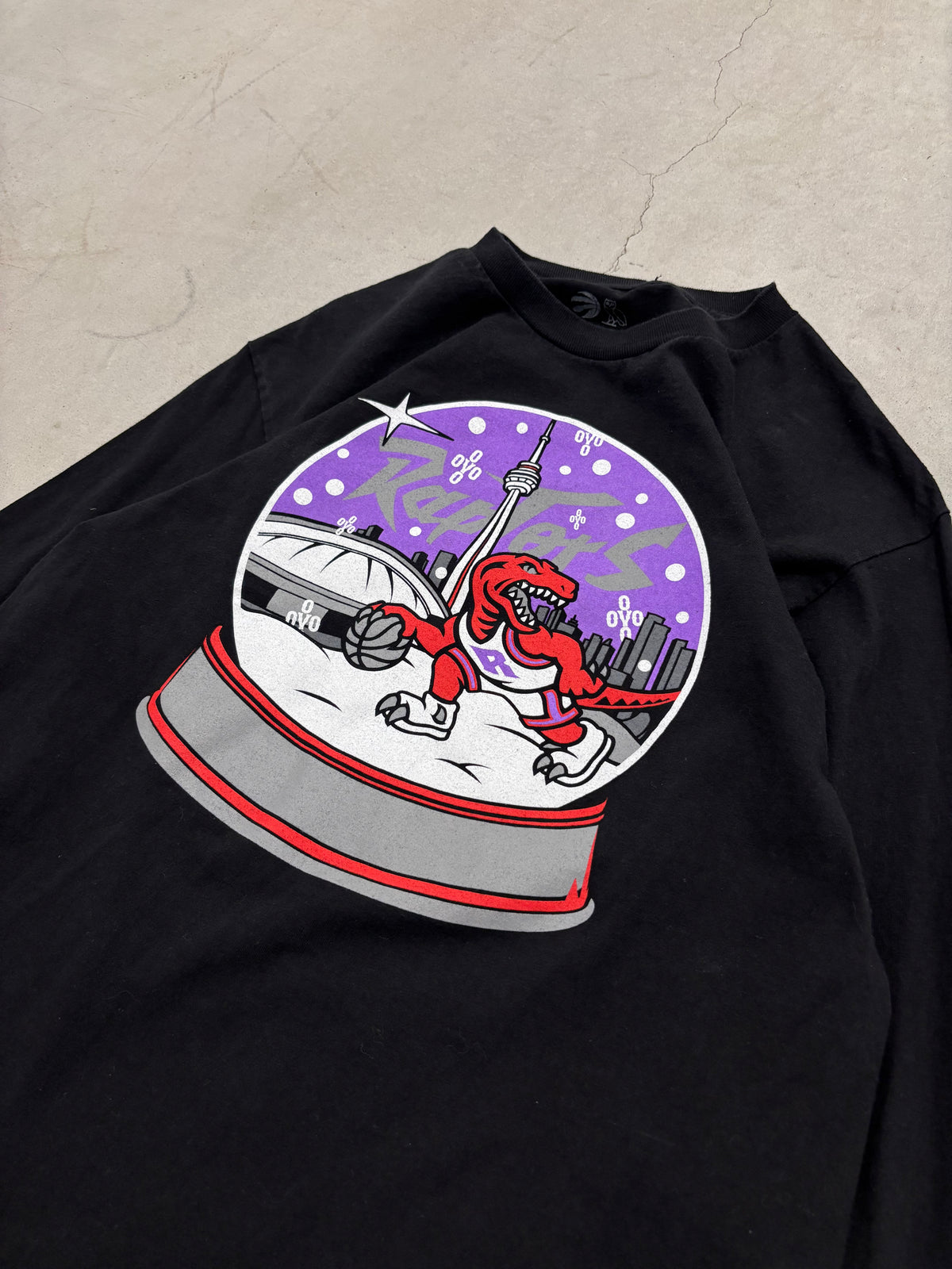 Raptors Christmas Day Tee Sz Large (Day 10)