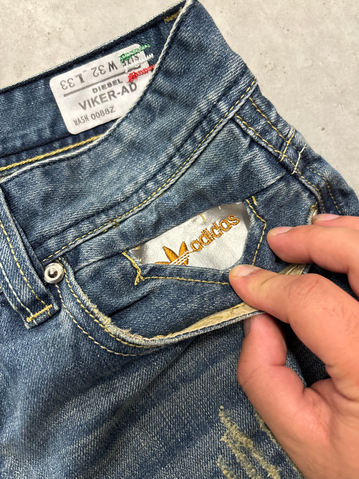 Diesel x Adidas Originals Collab Jeans Sz 32x32 (Day 14)