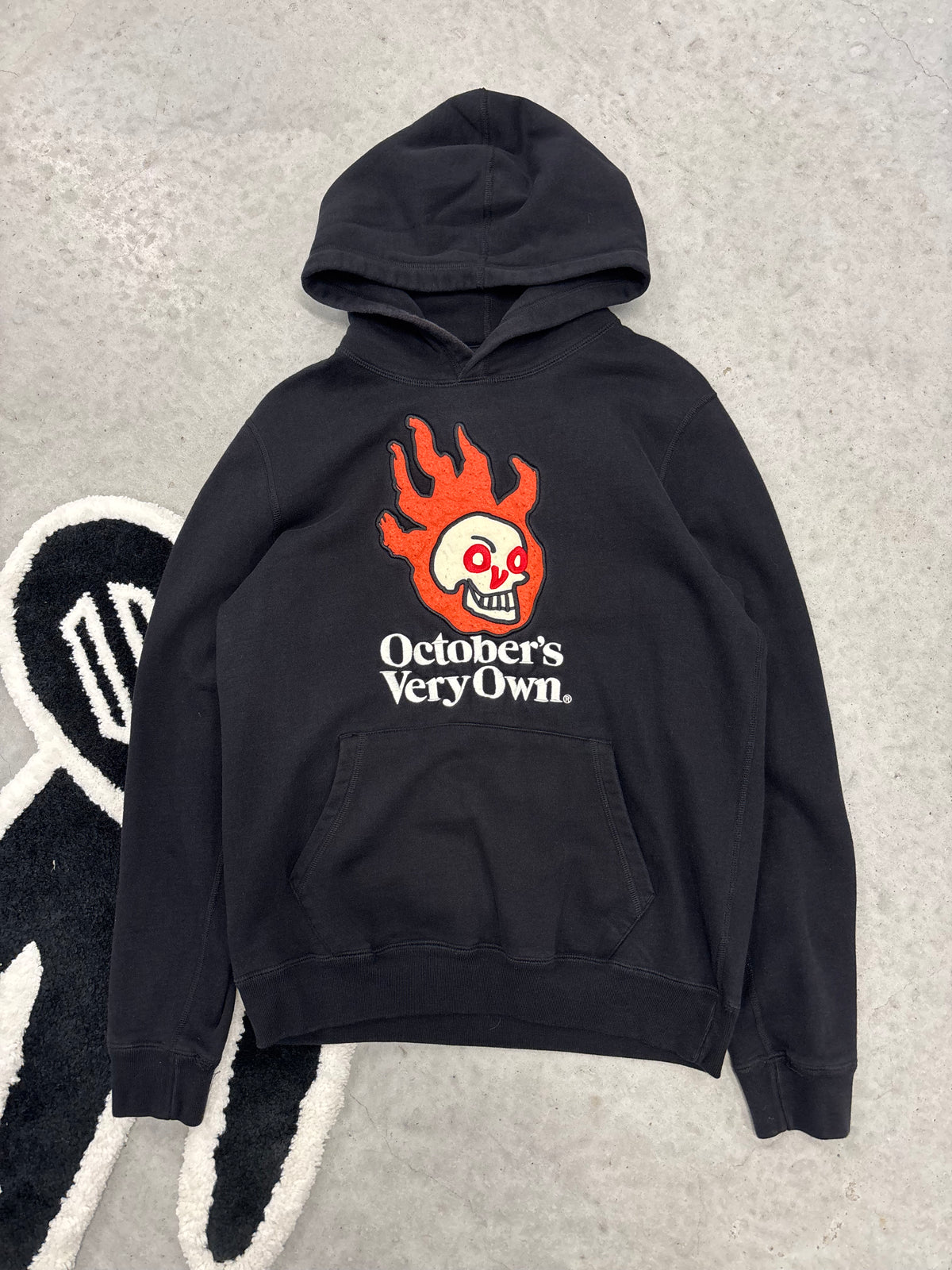 OVO Flame Head Hoodie Sz Small