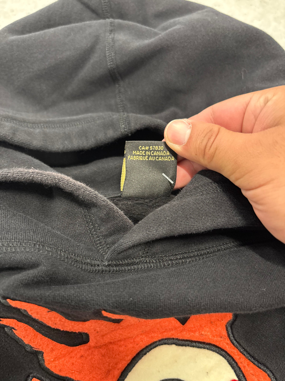 OVO Flame Head Hoodie Sz Small