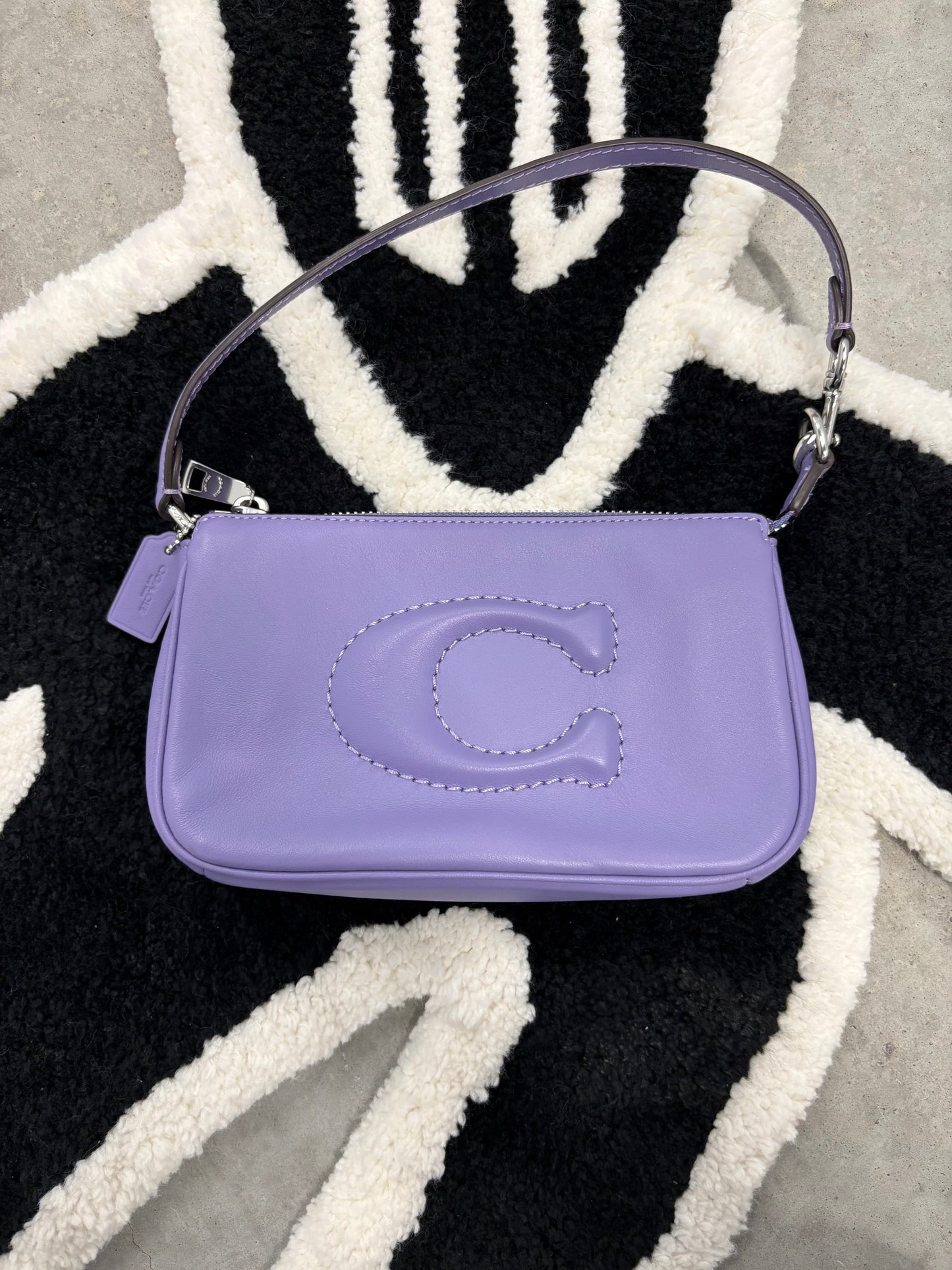 Coach Lavender Leather Purse
