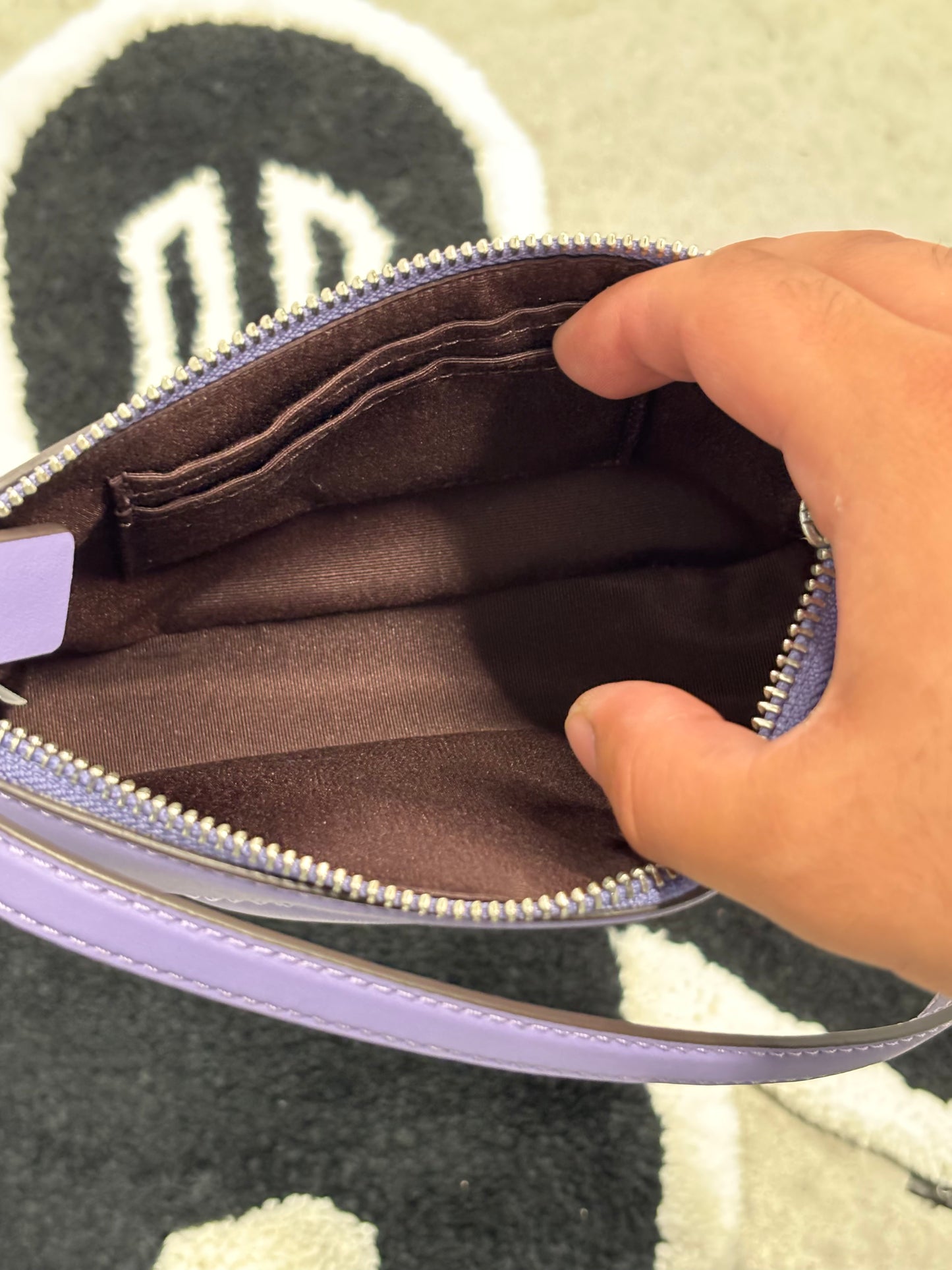 Coach Lavender Leather Purse