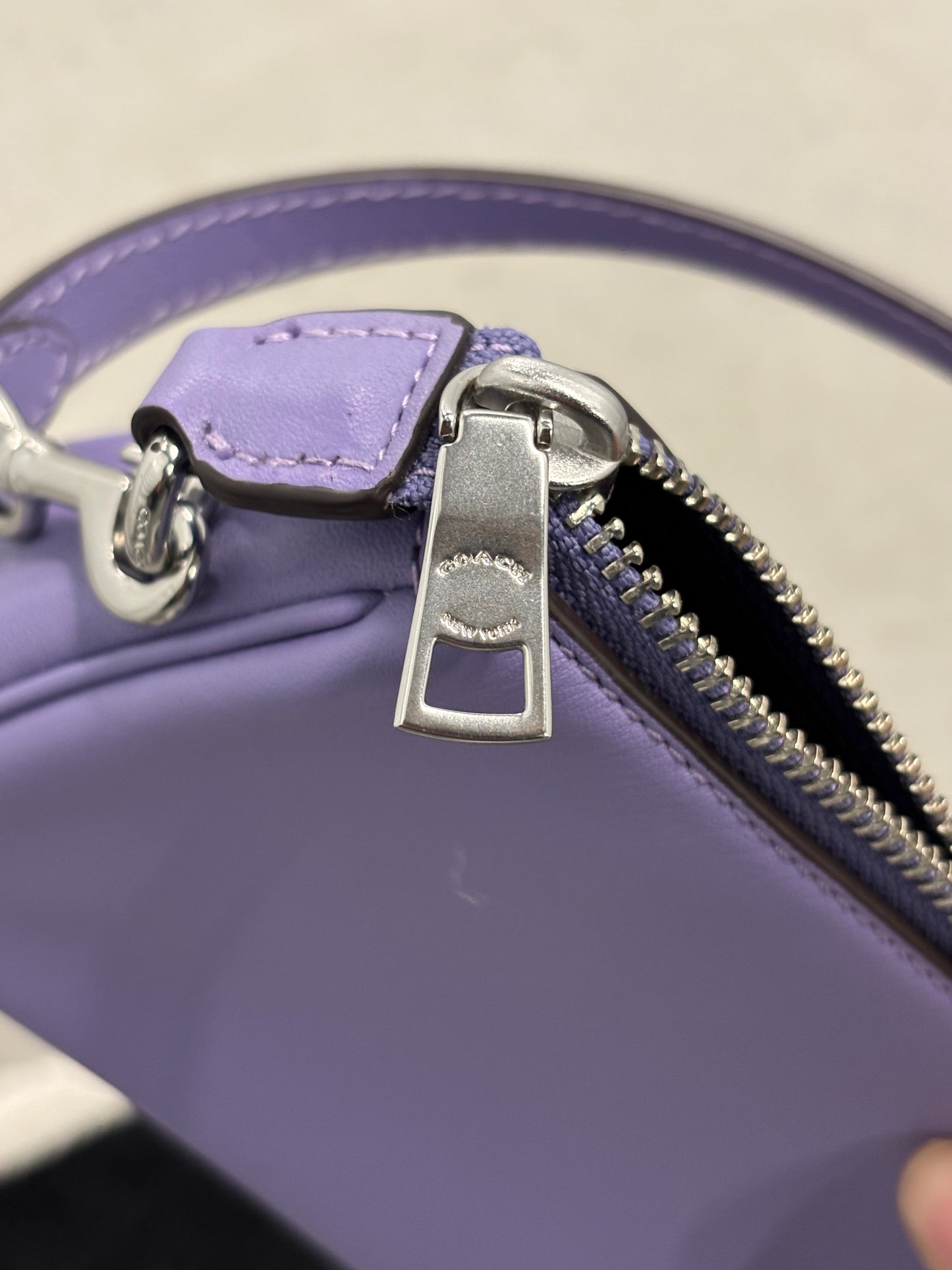Coach Lavender Leather Purse