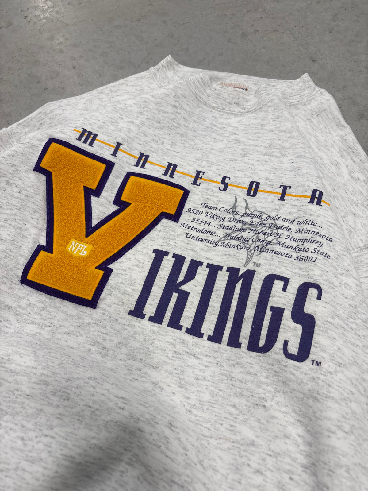 Minnesota Vikings Sweatshirt Sz Medium
