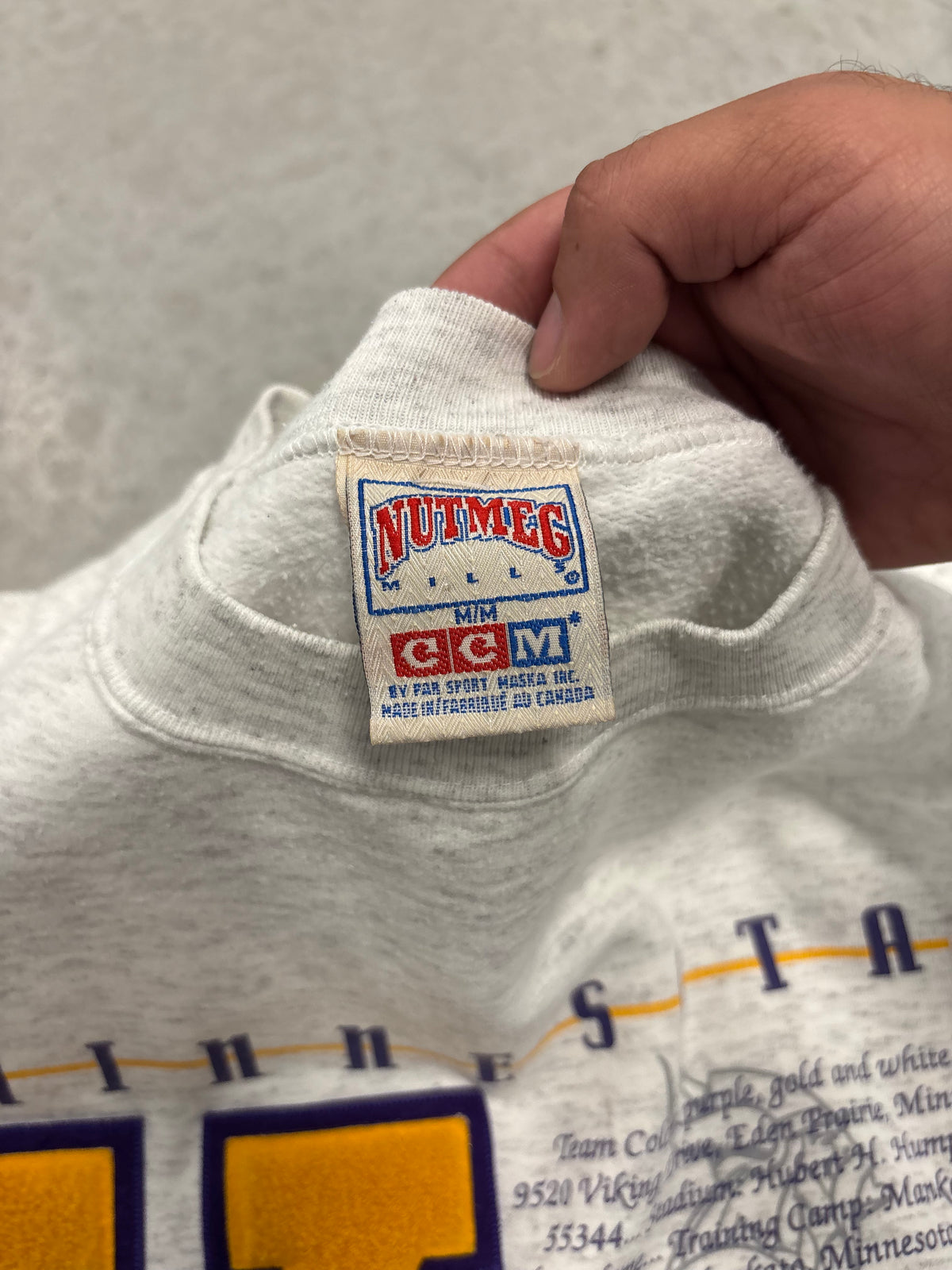 Minnesota Vikings Sweatshirt Sz Medium