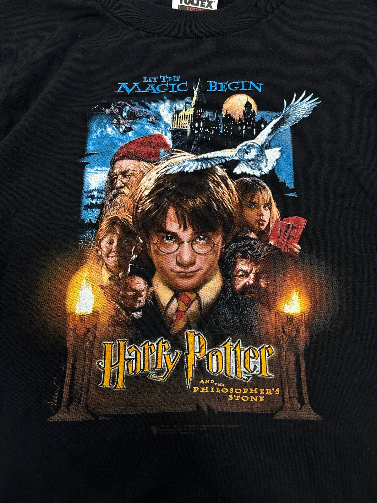 Harry Potter Movie Graphic Tee 2001 Sz Small