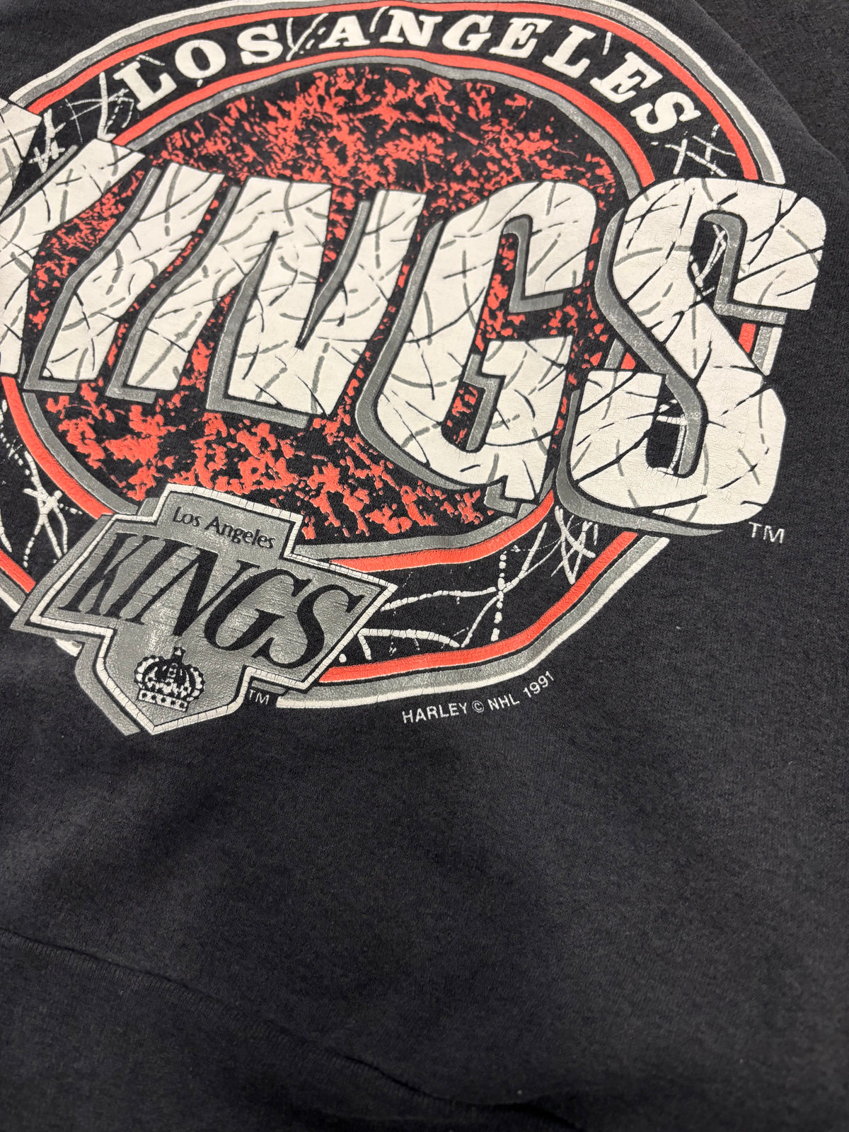 LA Kings 90s Graphic Crewneck Sz Small (Day 17)
