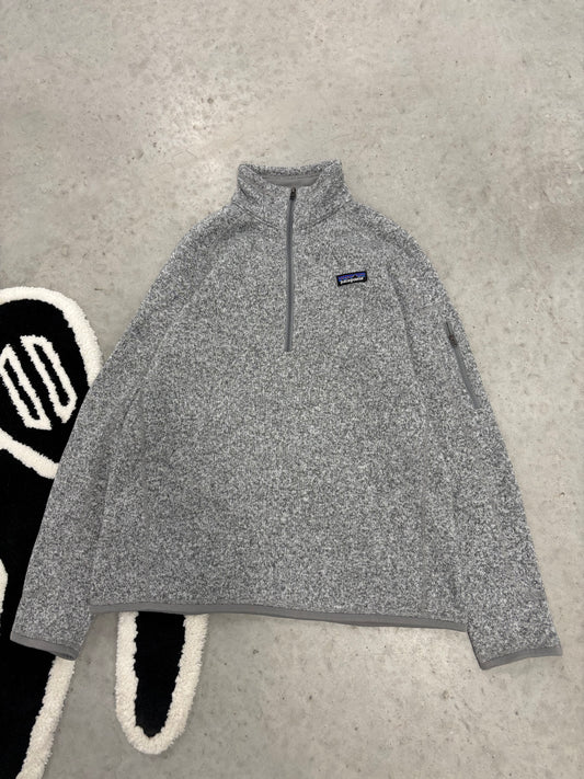 Patagonia Grey Quarter-Zip Fleece Wms Sz Large (Day 17)