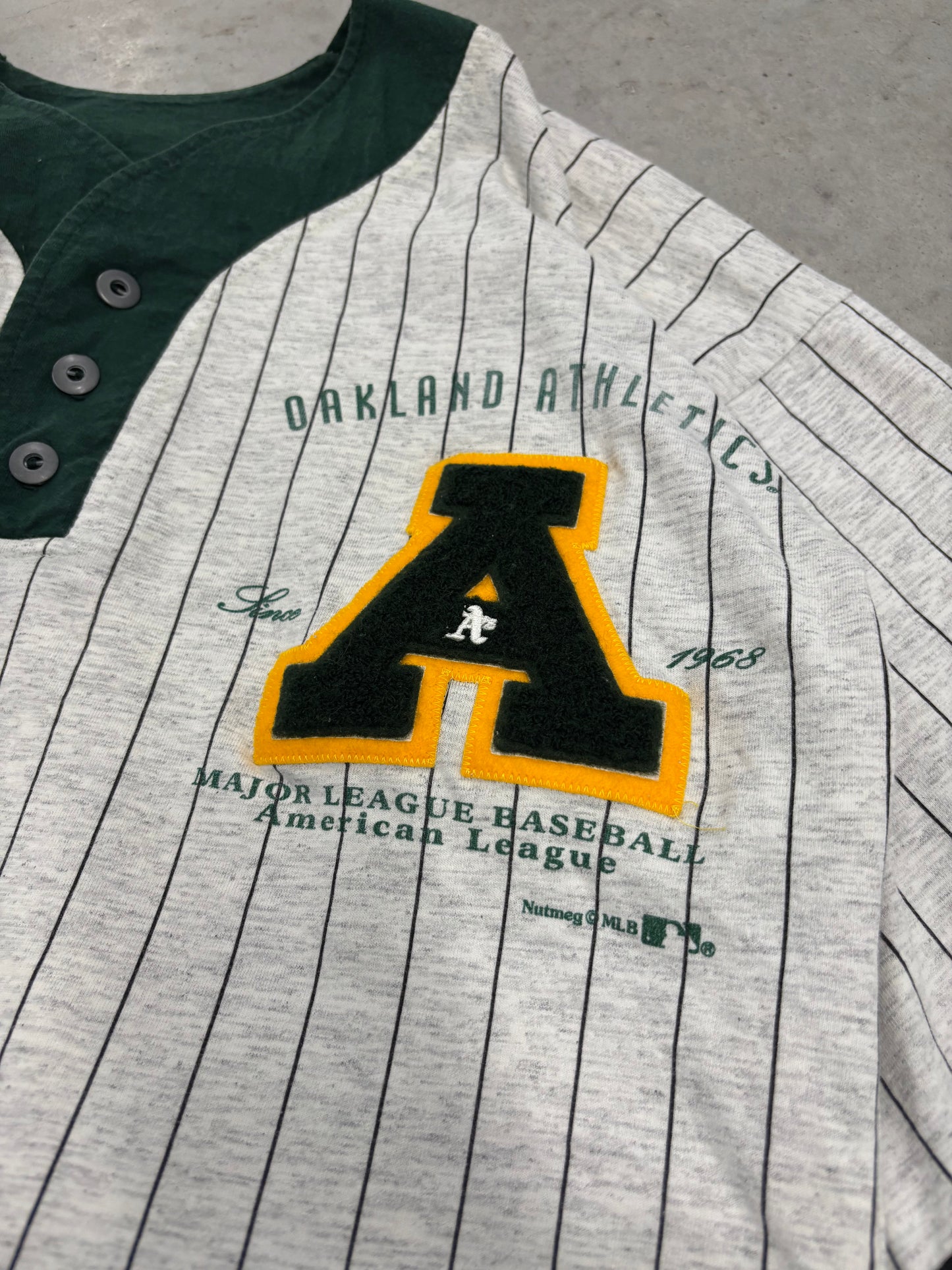 Oakland Athletics CCM Pinstripe Jersey Sz Medium (Day 17)