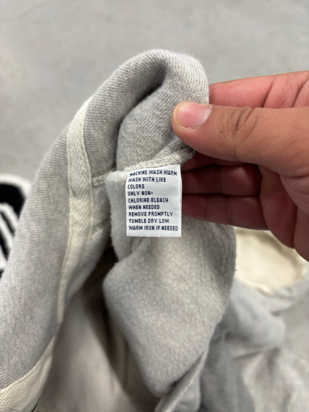 Polo Ralph Lauren Cream Zip Hoodie Sz Small (Day 17)