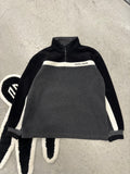 Vintage Tommy Jeans Black & White Fleece Sz Large (Day 19)