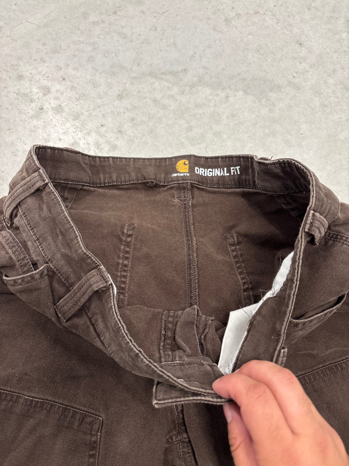 Carhartt Brown Carpenter Pants 38x30 (Day 20)