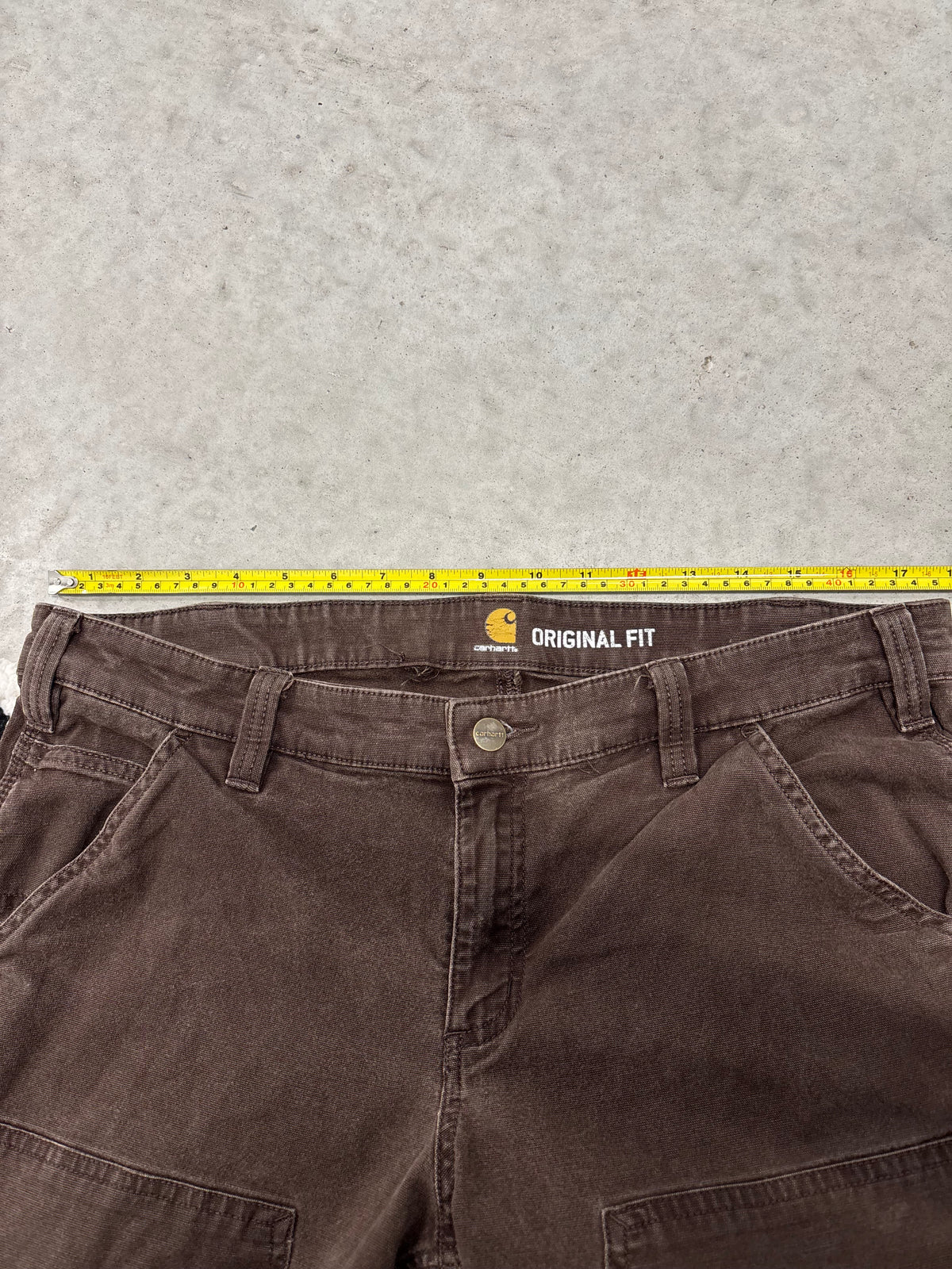 Carhartt Brown Carpenter Pants 38x30 (Day 20)