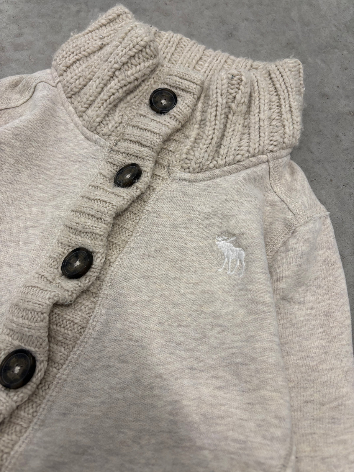 Abercrombie & Fitch Shawl Collar Knit Cardigan Sz Small (Day 23)