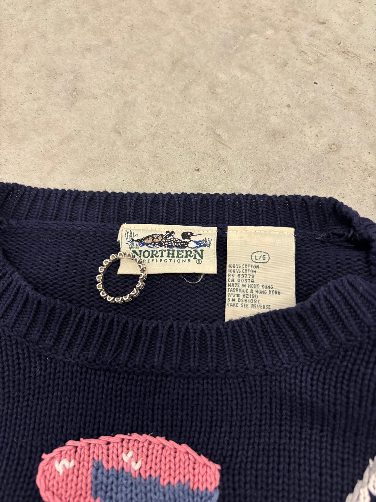 Vintage Golf Knit Crewneck Sweater Sz Large (Day 23)